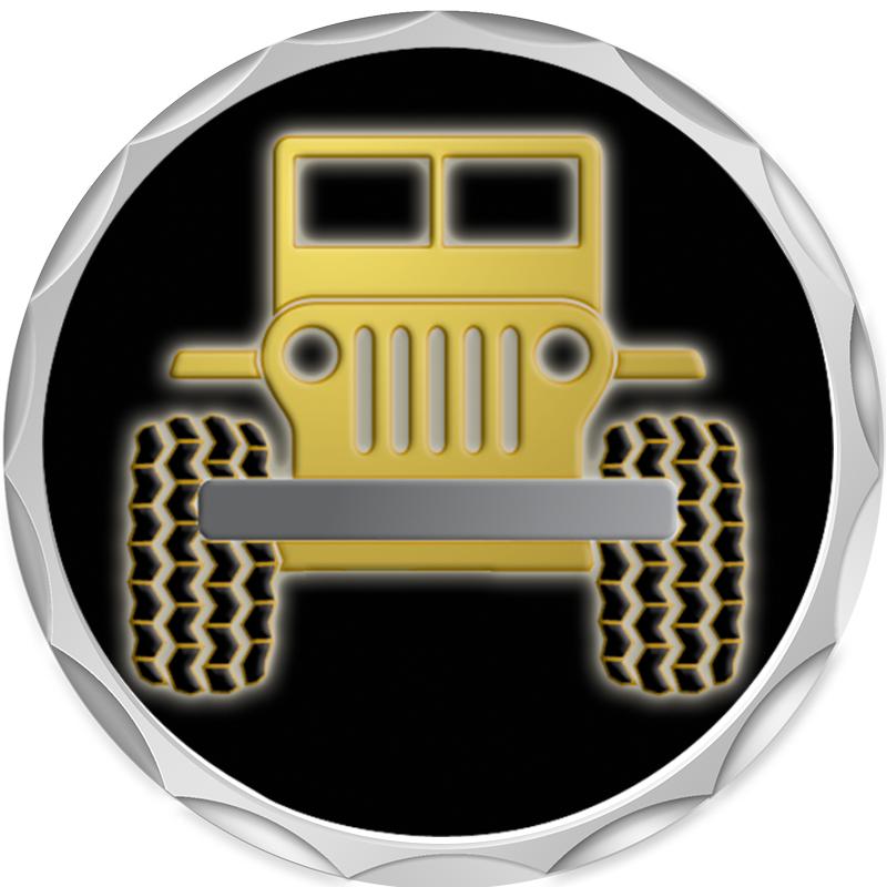 2.2" SILVER BUTTON INSERT PIN