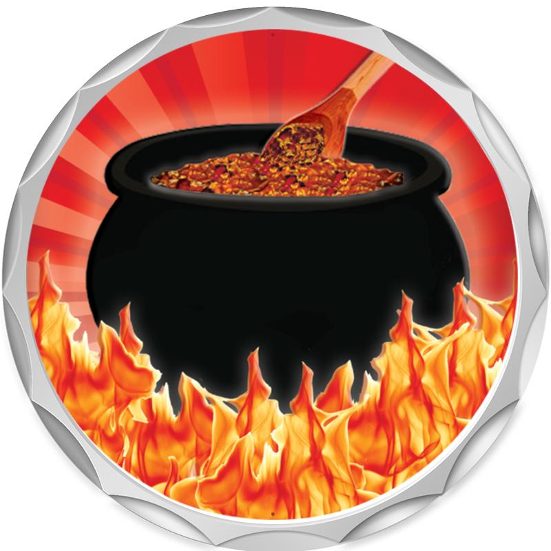 2.2" SILVER BUTTON INSERT PIN