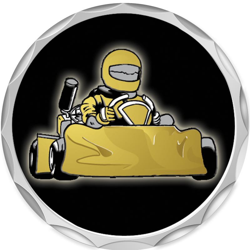 2.2" SILVER BUTTON INSERT PIN