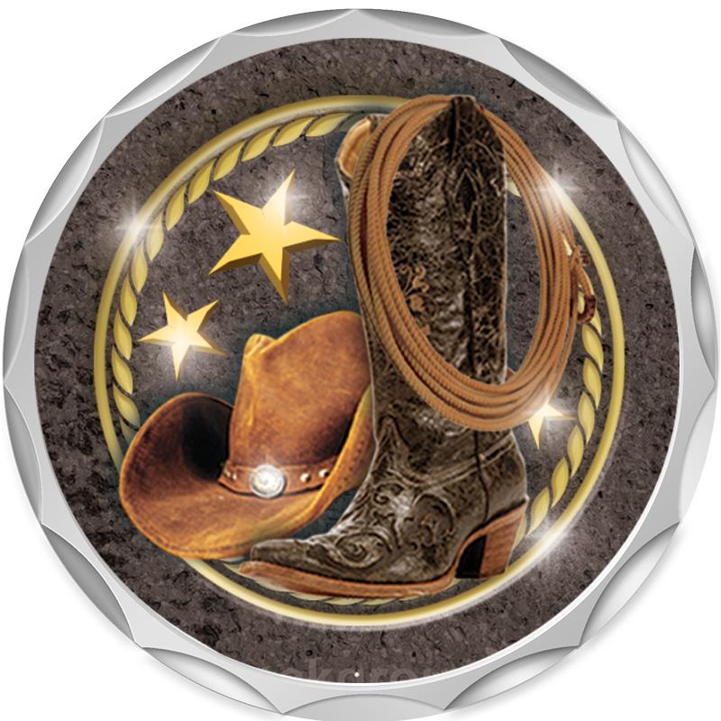 2.2" SILVER BUTTON INSERT PIN