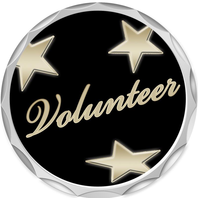 2.2" SILVER BUTTON INSERT PIN