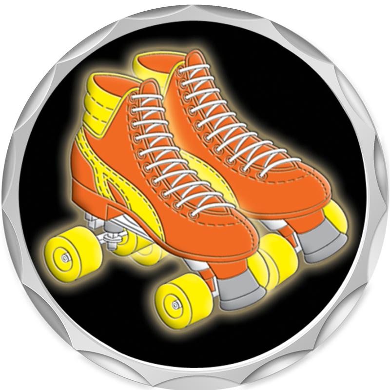 2.2" SILVER BUTTON INSERT PIN