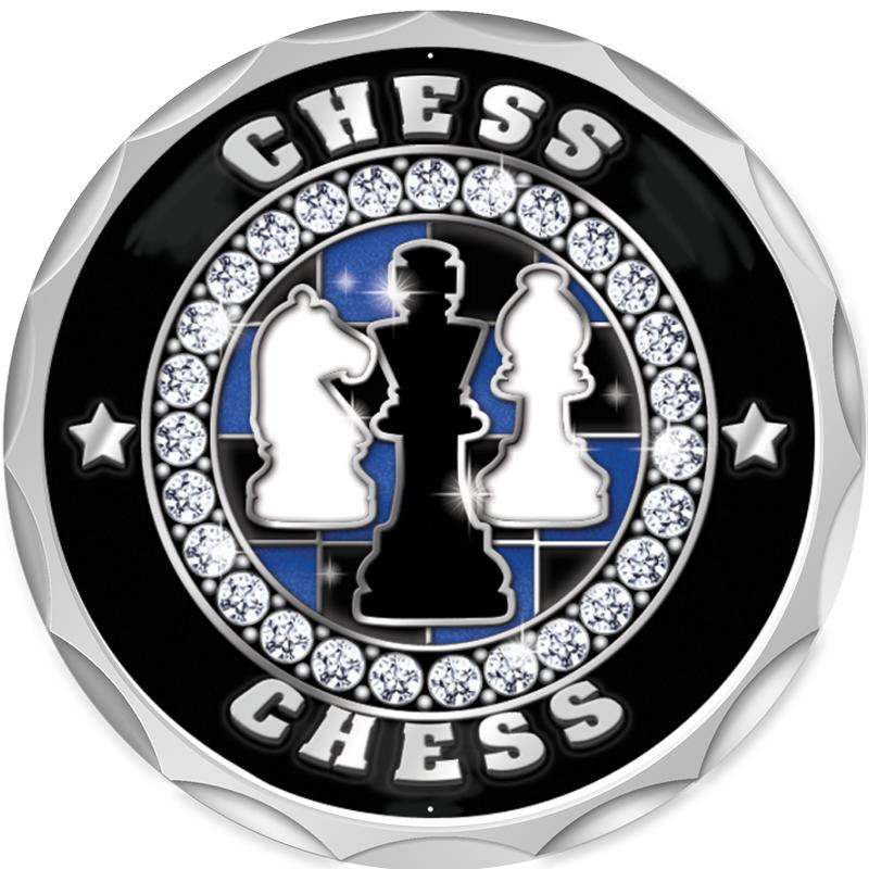 2.2" SILVER BUTTON INSERT PIN