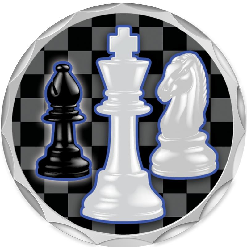 2.2" SILVER BUTTON INSERT PIN