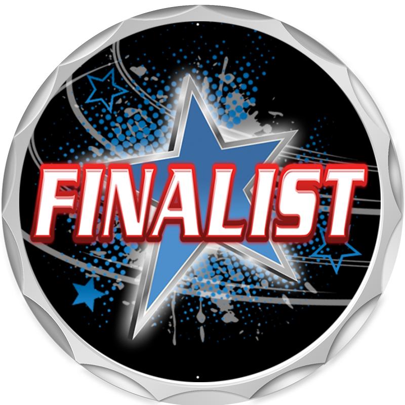 2.2" SILVER BUTTON INSERT PIN