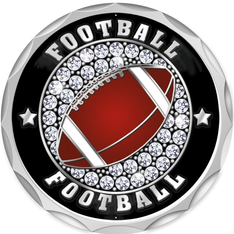 2.2" SILVER BUTTON INSERT PIN