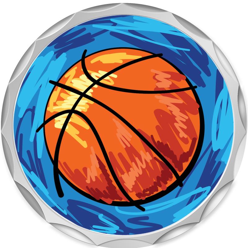 2.2" SILVER BUTTON INSERT PIN