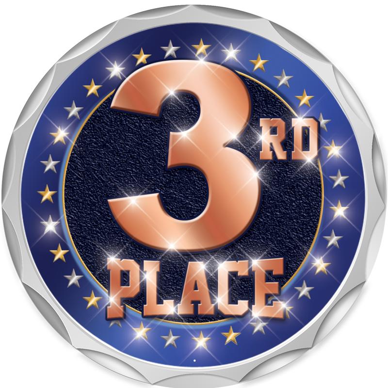 2.2" SILVER BUTTON INSERT PIN