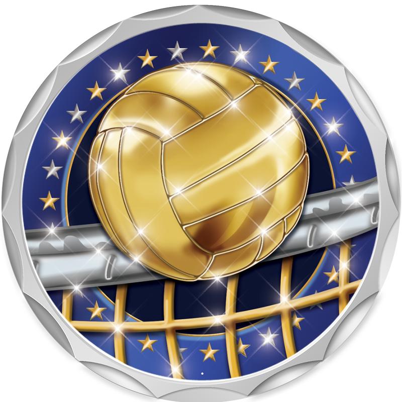 2.2" SILVER BUTTON INSERT PIN