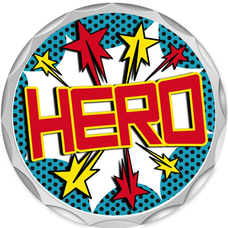 2.2" SILVER BUTTON INSERT PIN