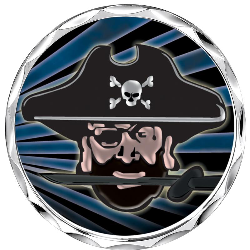 2.2" SILVER BUTTON INSERT PIN