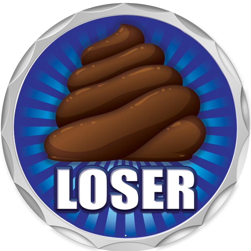 2.2" SILVER BUTTON INSERT PIN