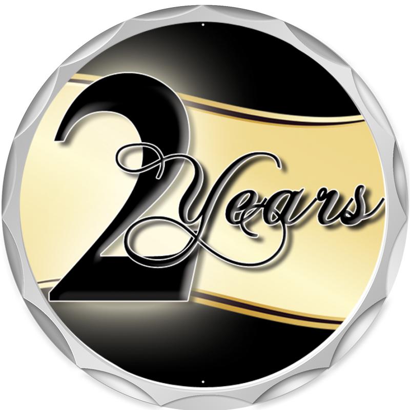 2.2" SILVER BUTTON INSERT PIN