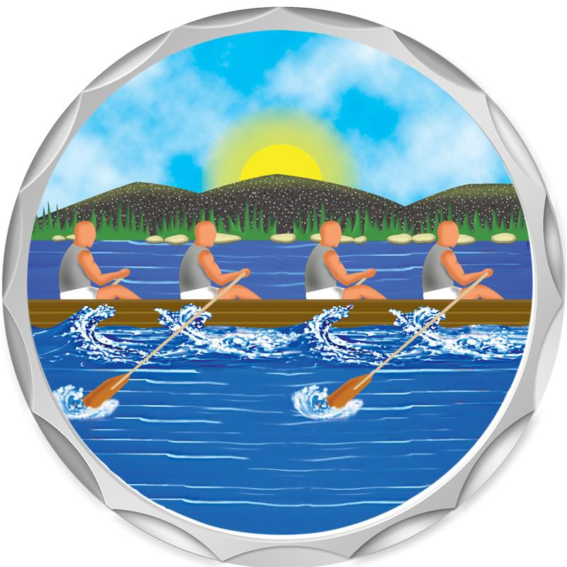 2.2" SILVER BUTTON INSERT PIN