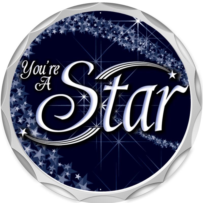 2.2" SILVER BUTTON INSERT PIN