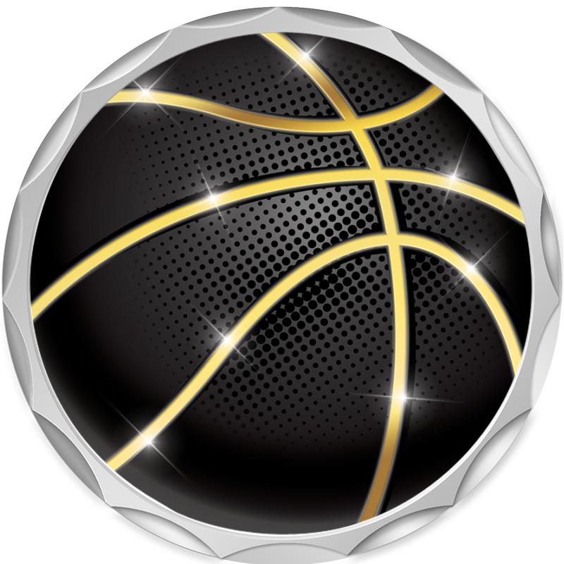 2.2" SILVER BUTTON INSERT PIN