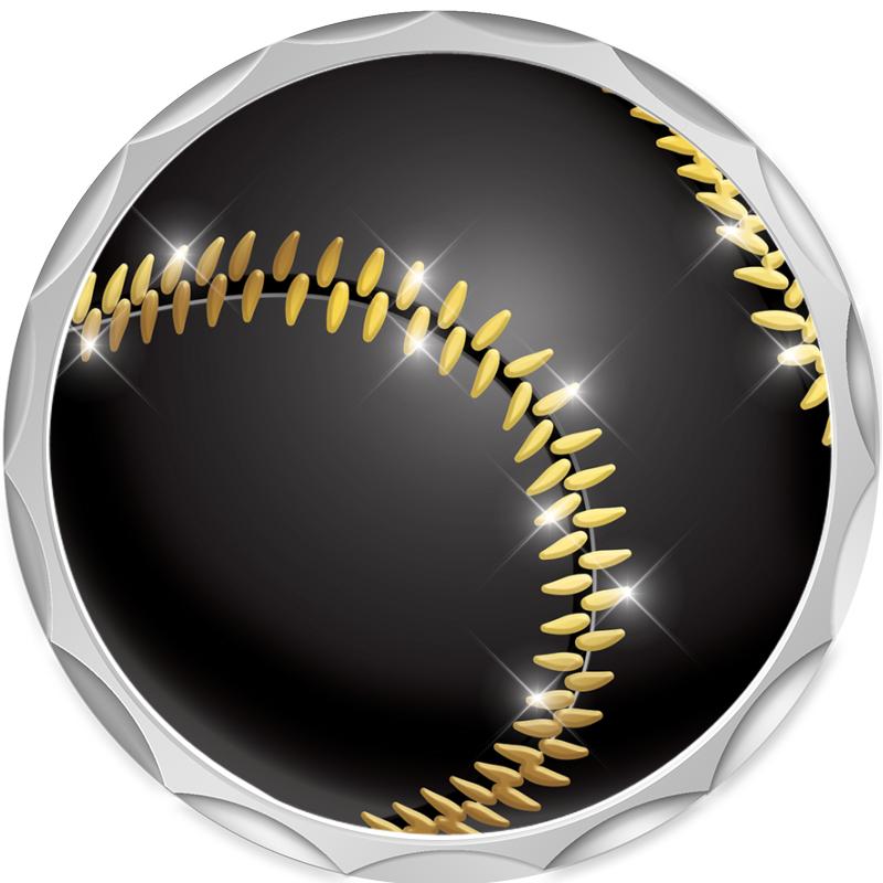 2.2" SILVER BUTTON INSERT PIN