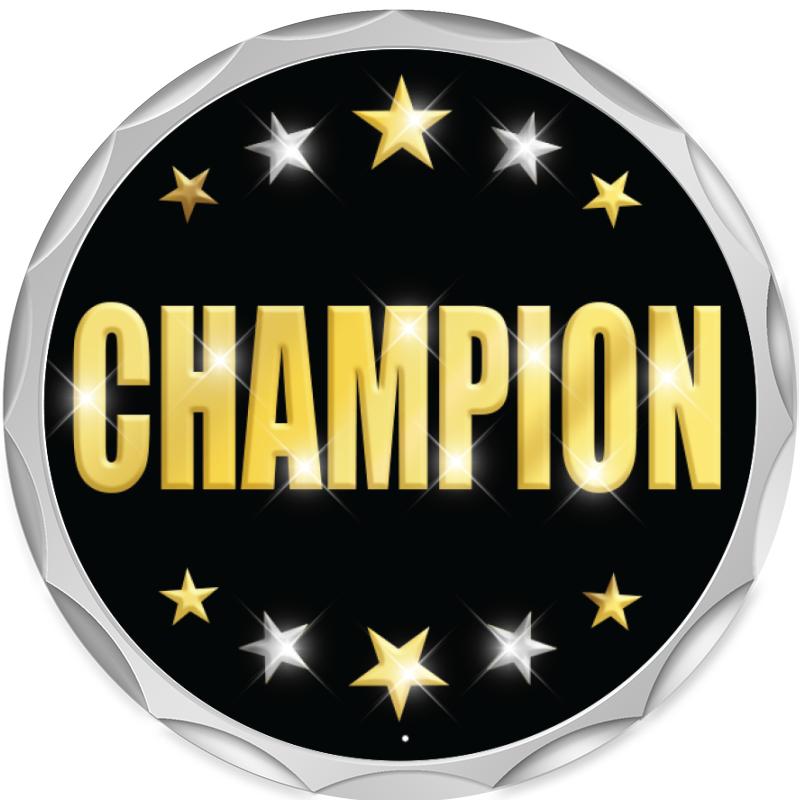 2.2" SILVER BUTTON INSERT PIN