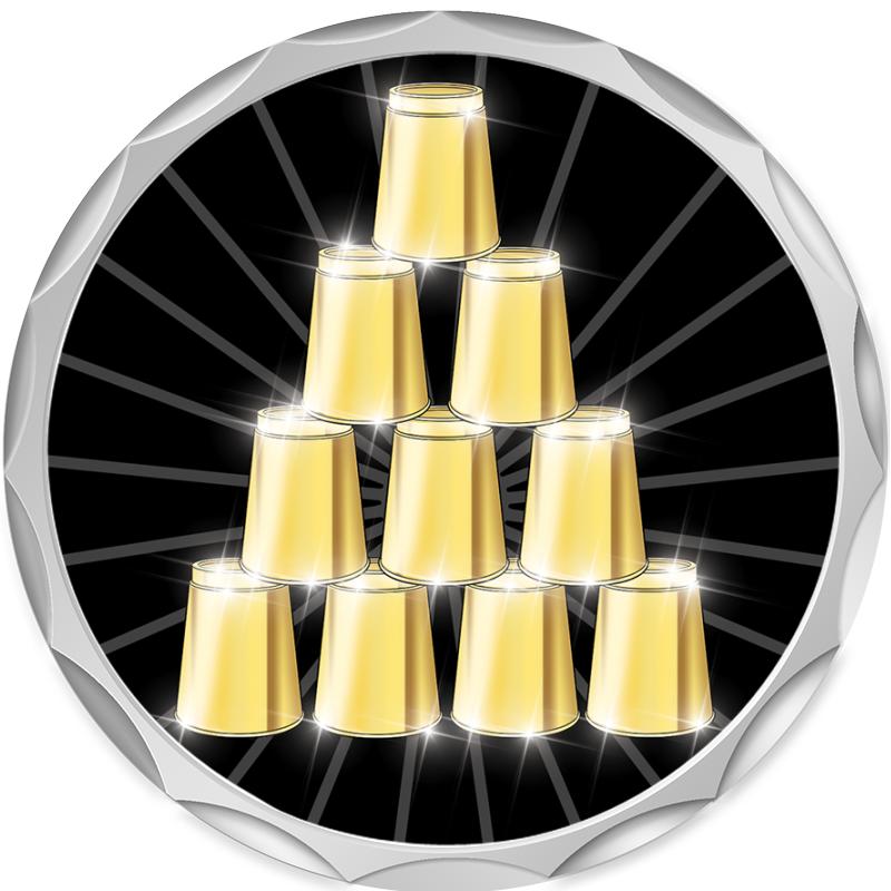 2.2" SILVER BUTTON INSERT PIN