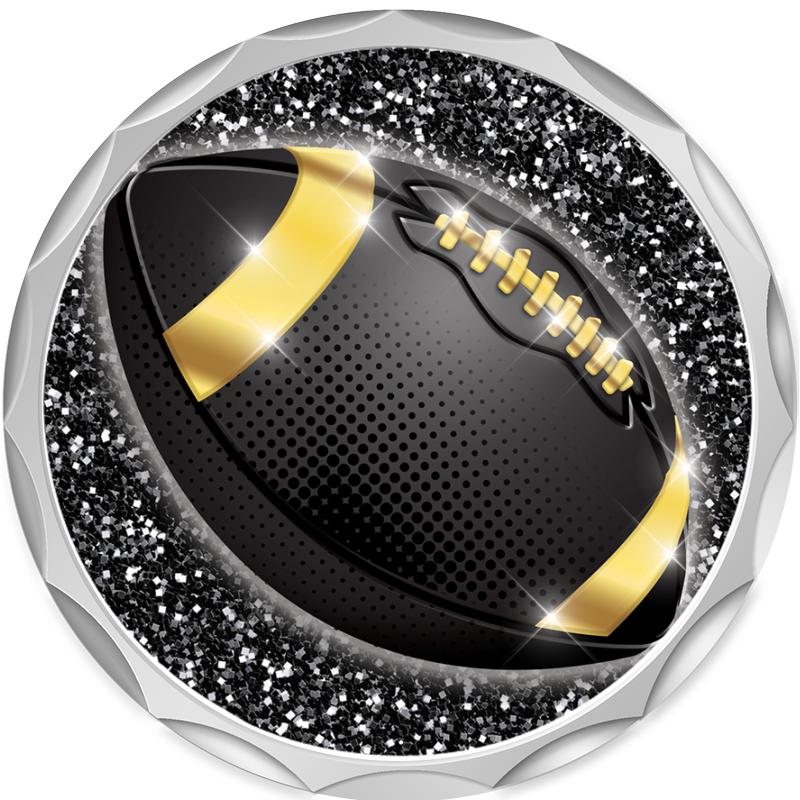 2.2" SILVER BUTTON INSERT PIN