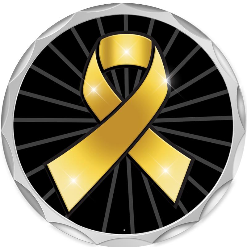 2.2" SILVER BUTTON INSERT PIN