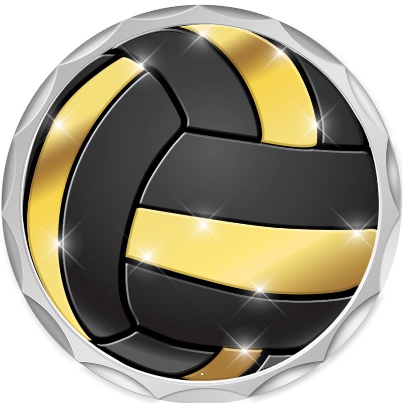 2.2" SILVER BUTTON INSERT PIN