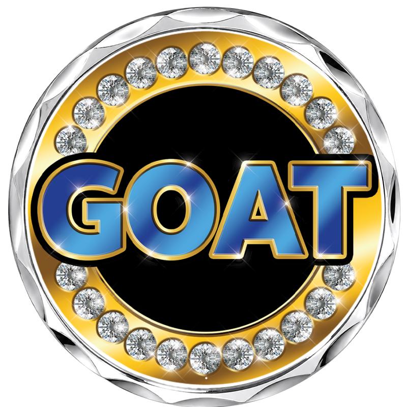 2.2" SILVER BUTTON INSERT PIN