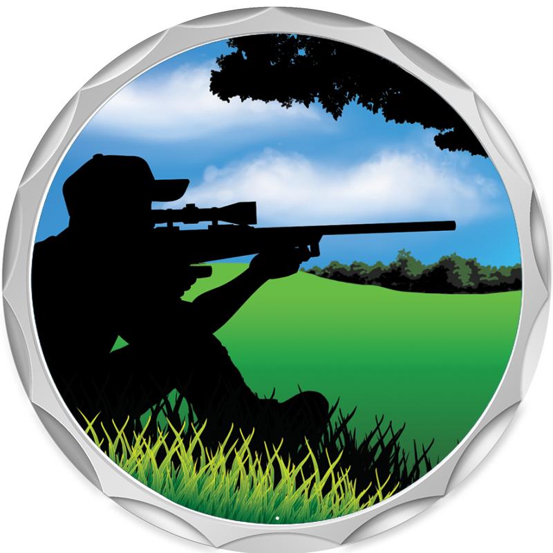 2.2" SILVER BUTTON INSERT PIN