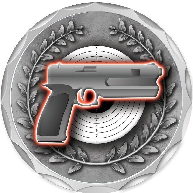 2.2" SILVER BUTTON INSERT PIN