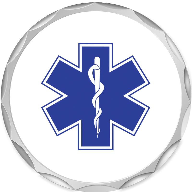 2.2" SILVER BUTTON INSERT PIN