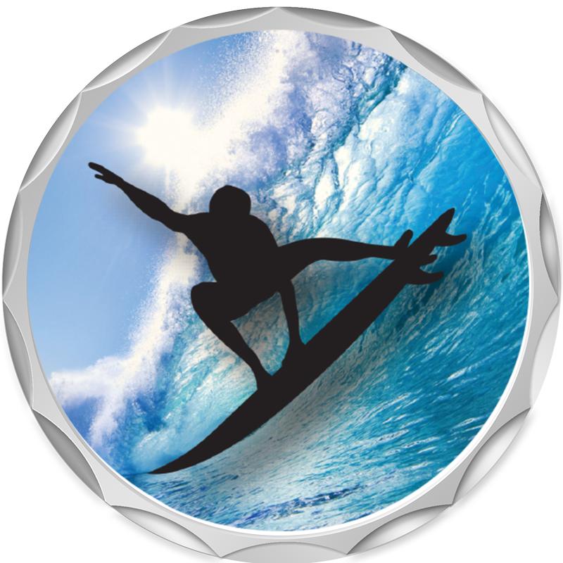 2.2" SILVER BUTTON INSERT PIN