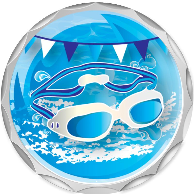 2.2" SILVER BUTTON INSERT PIN