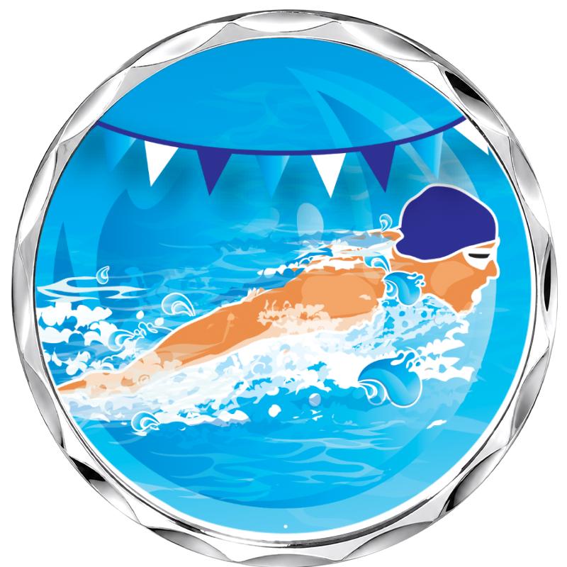 2.2" SILVER BUTTON INSERT PIN