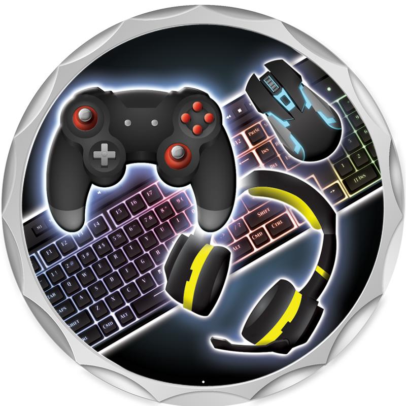 2.2" SILVER BUTTON INSERT PIN