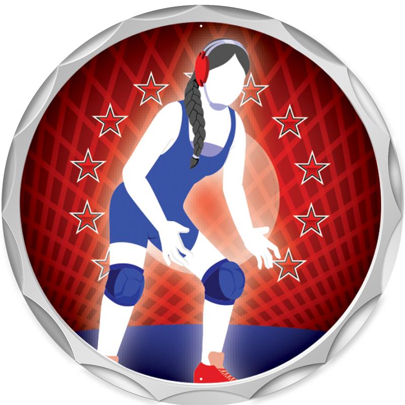 2.2" SILVER BUTTON INSERT PIN