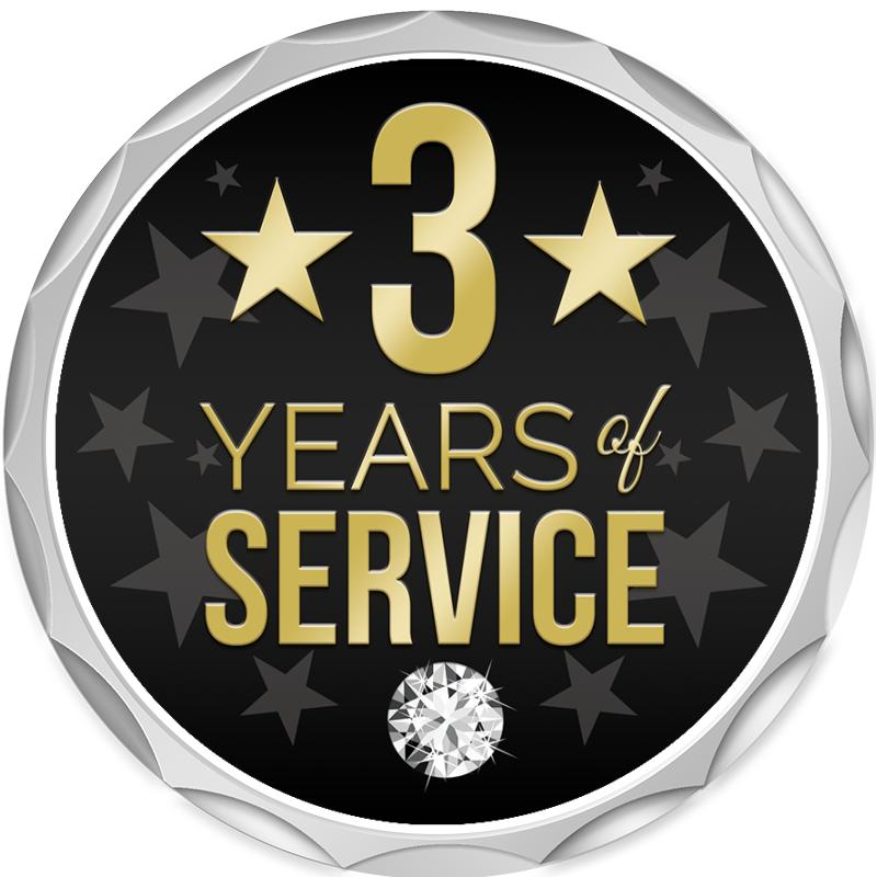 2.2" SILVER BUTTON INSERT PIN