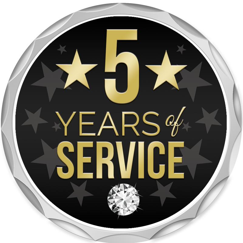 2.2" SILVER BUTTON INSERT PIN