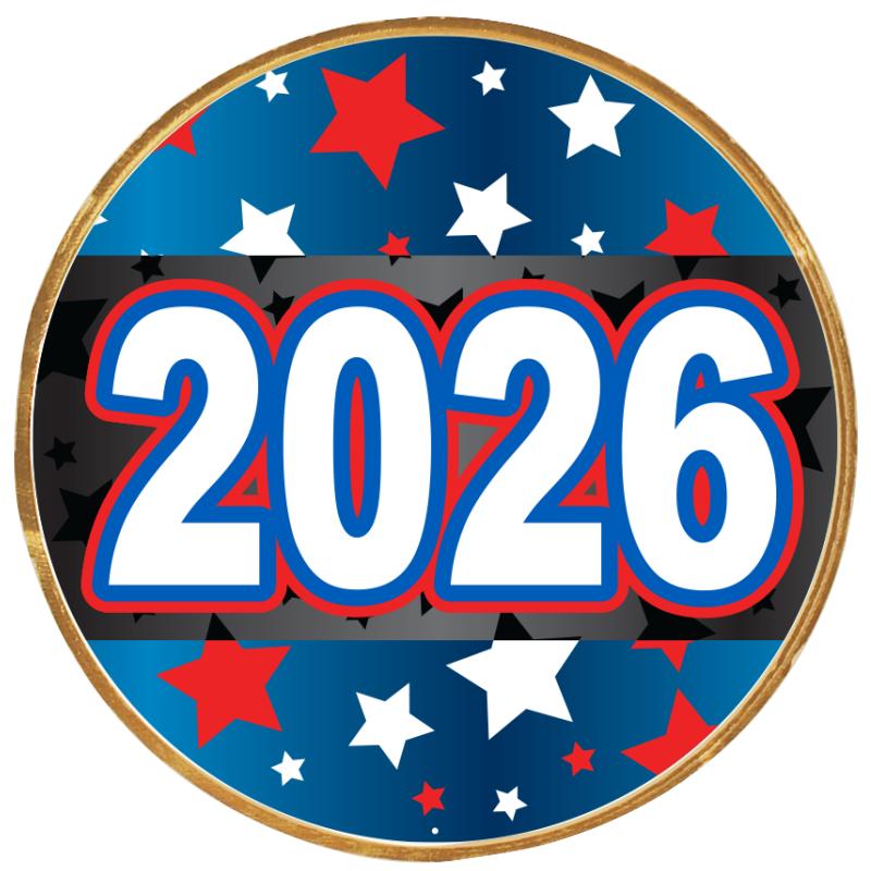 2"Wx2"H INSERT BUTTON PIN