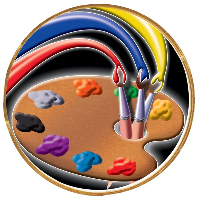 2"Wx2"H INSERT BUTTON PIN