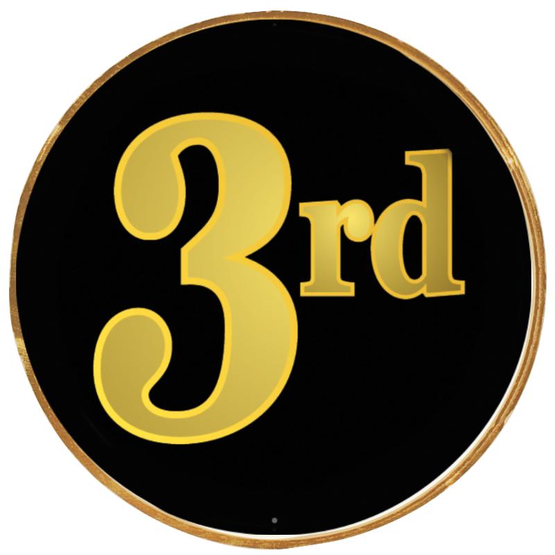 2"Wx2"H INSERT BUTTON PIN