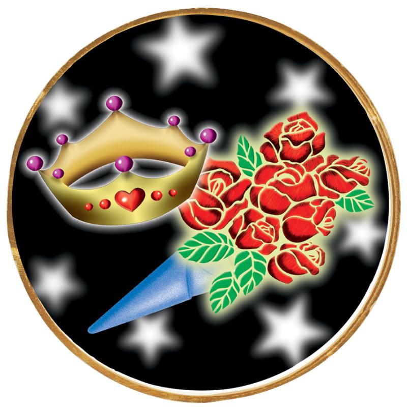 2"Wx2"H INSERT BUTTON PIN