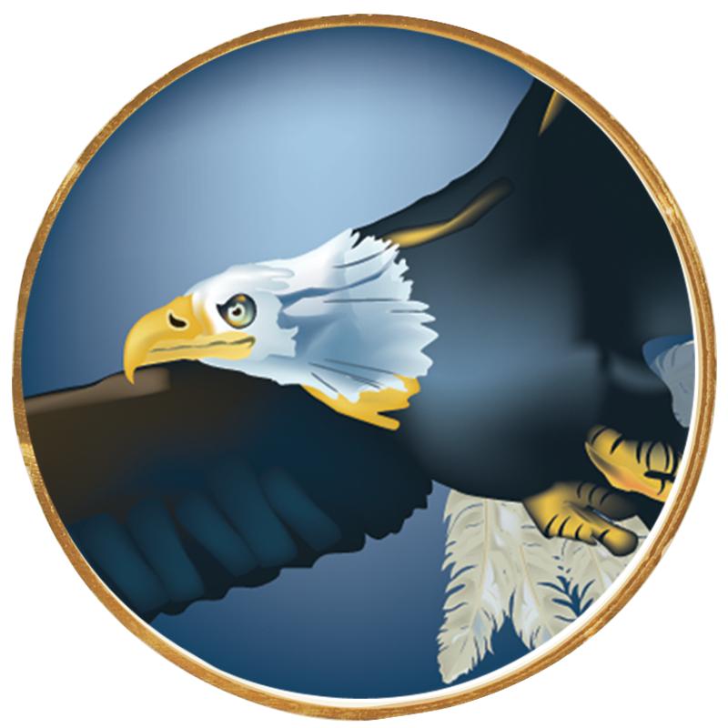 2"Wx2"H INSERT BUTTON PIN