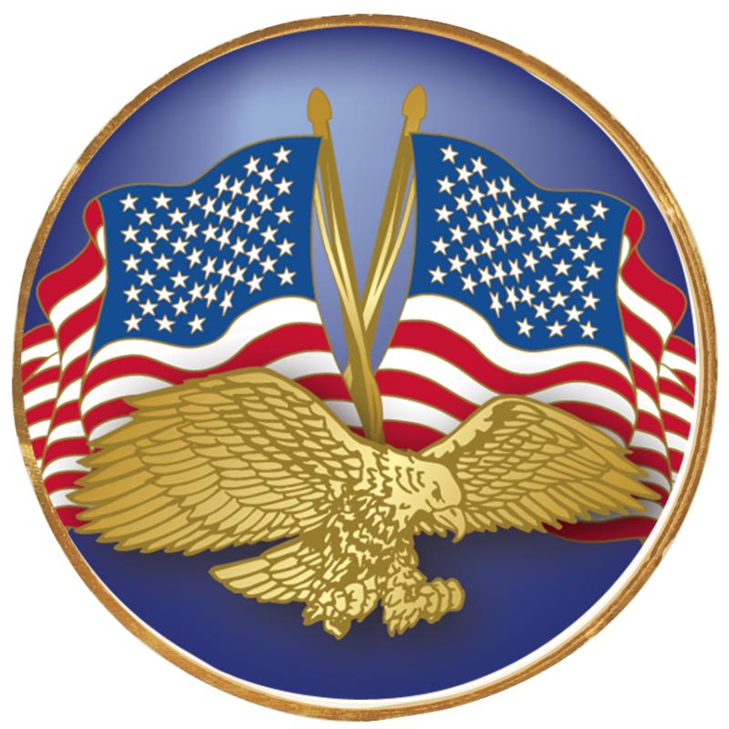 2"Wx2"H INSERT BUTTON PIN