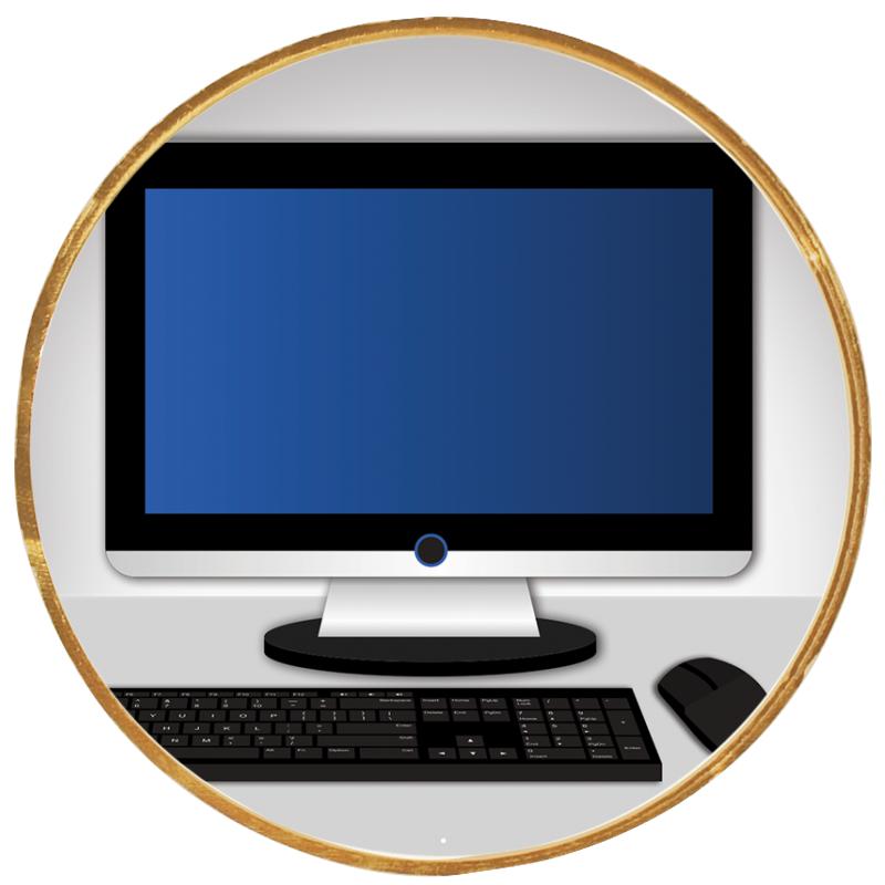 2"Wx2"H INSERT BUTTON PIN