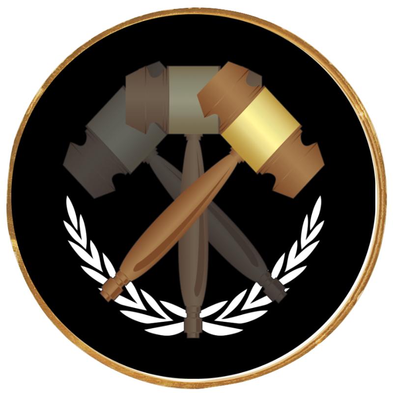 2"Wx2"H INSERT BUTTON PIN