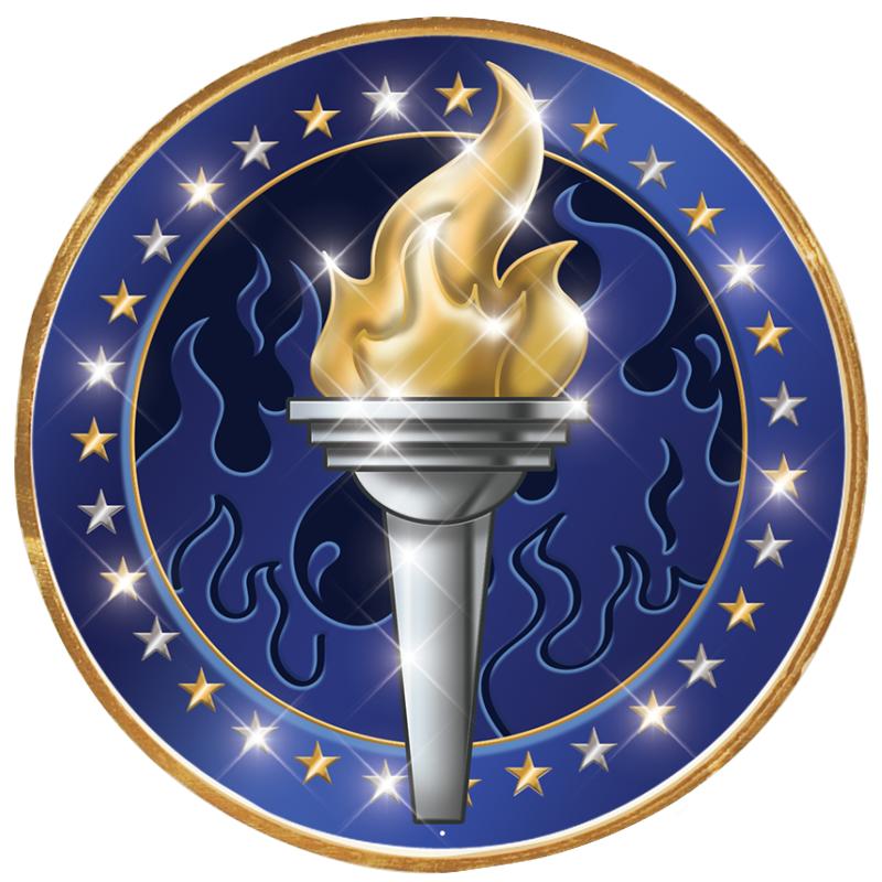 2"Wx2"H INSERT BUTTON PIN