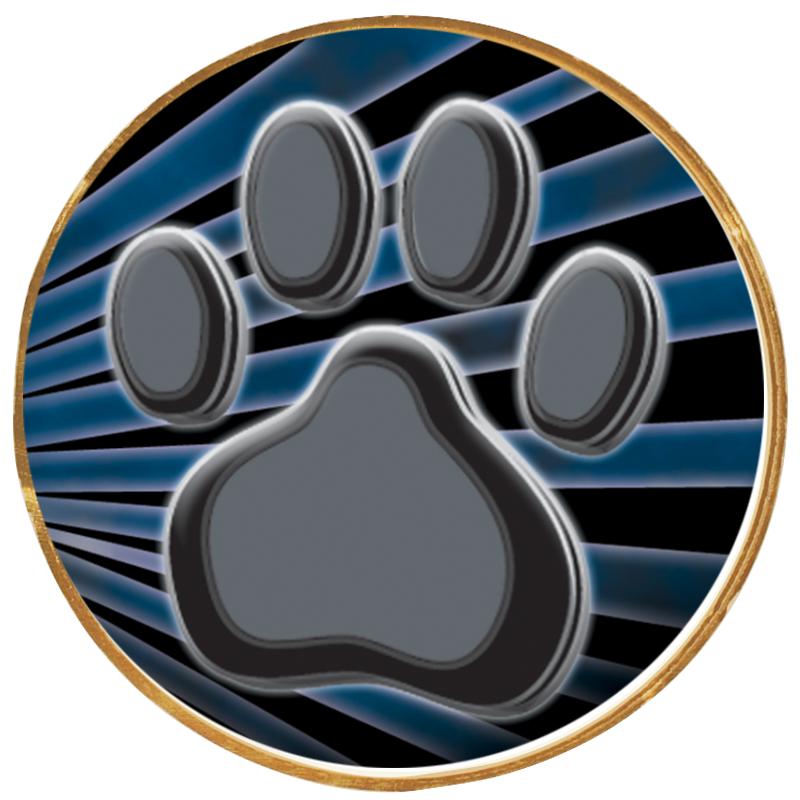 2"Wx2"H INSERT BUTTON PIN