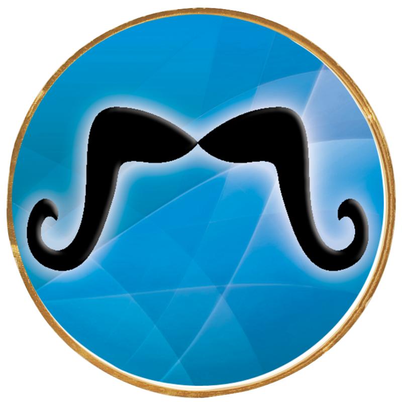 2"Wx2"H INSERT BUTTON PIN