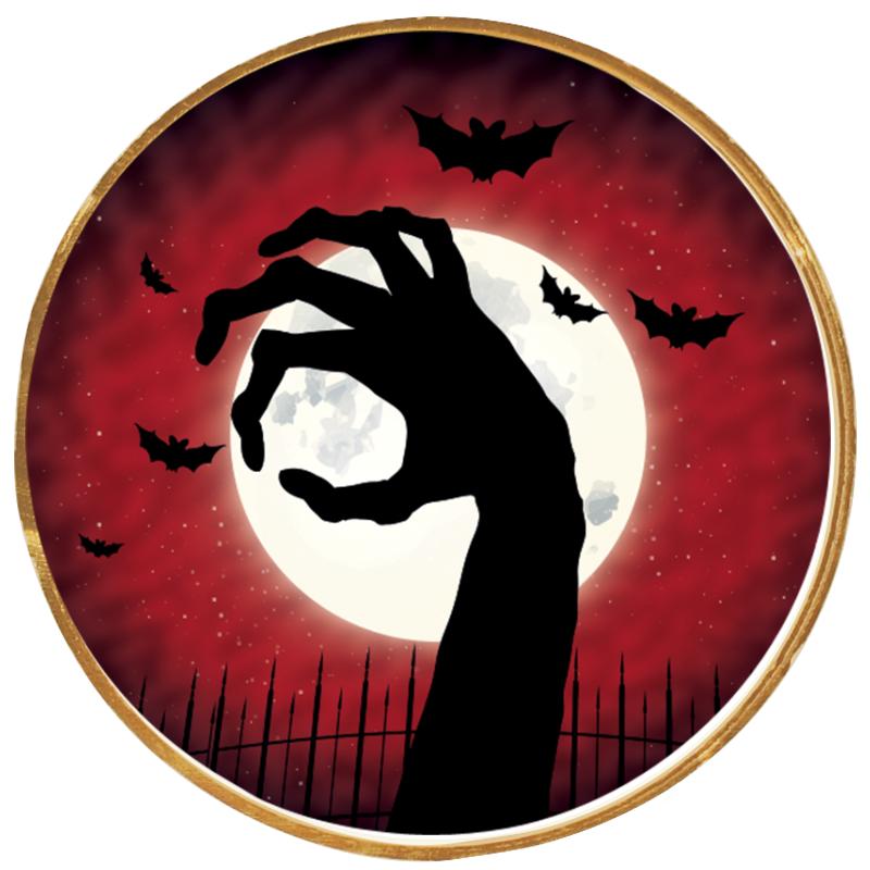 2"Wx2"H INSERT BUTTON PIN