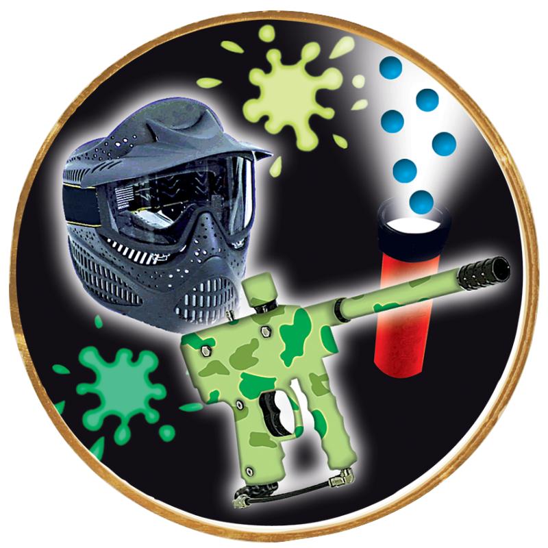 2"Wx2"H INSERT BUTTON PIN